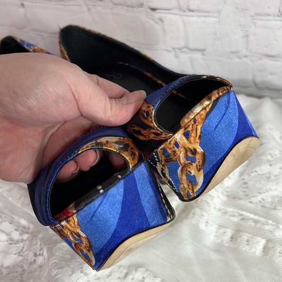 Aldo satin print wedges - Picture 8 of 15